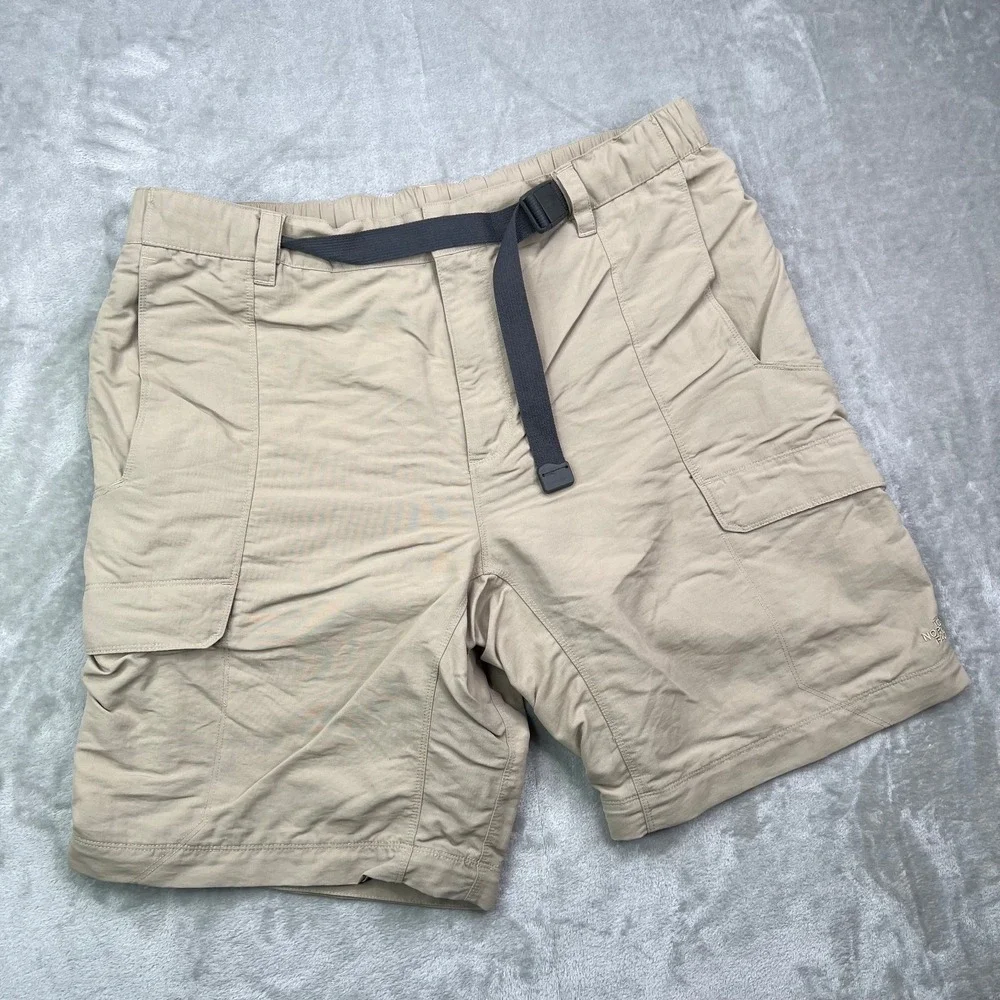 The‎ North Face Paramount Shorts Mens XL Khaki Stone Belted Gorpcore 10